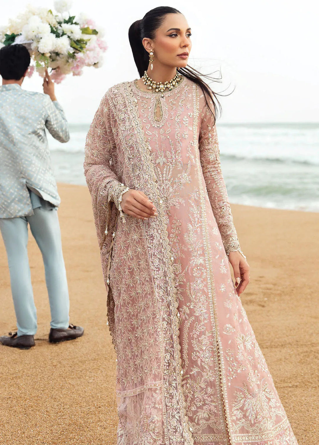 Dastangoi by Afrozeh Embroidered Suits Unstitched 3 Piece AF24DG AWE-03 Shazma - Formal Collection