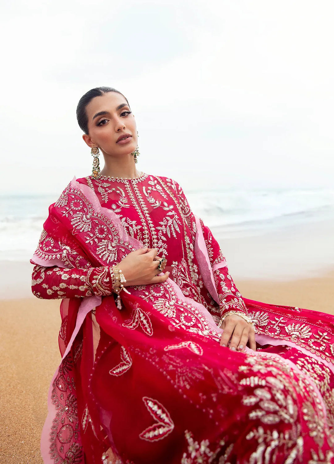 Dastangoi by Afrozeh Embroidered Suits Unstitched 3 Piece AF24DG AWE-04 Nageen - Formal Collection
