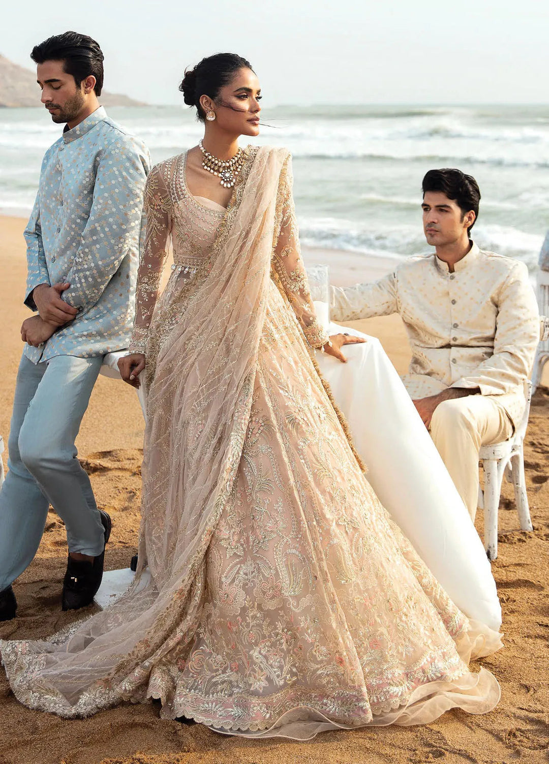 Dastangoi by Afrozeh Embroidered Suits Unstitched 3 Piece AF24DG AWE-07 Afsheen - Formal Collection