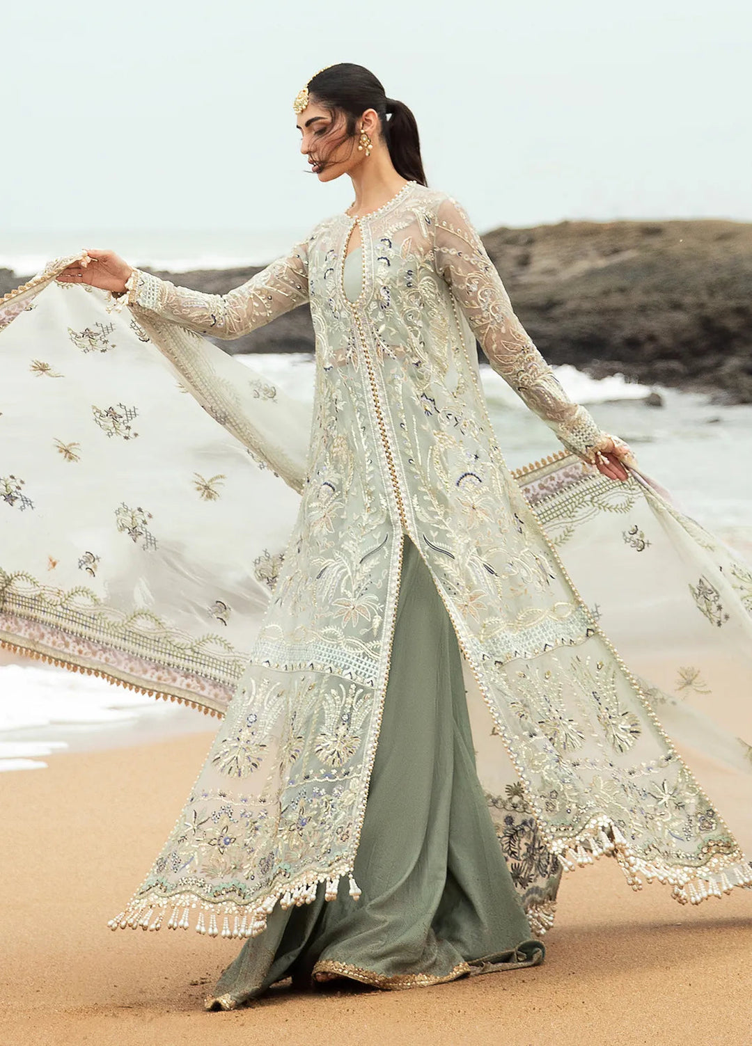 Dastangoi by Afrozeh Embroidered Suits Unstitched 3 Piece AF24DG AWE-08 Shanzay - Formal Collection
