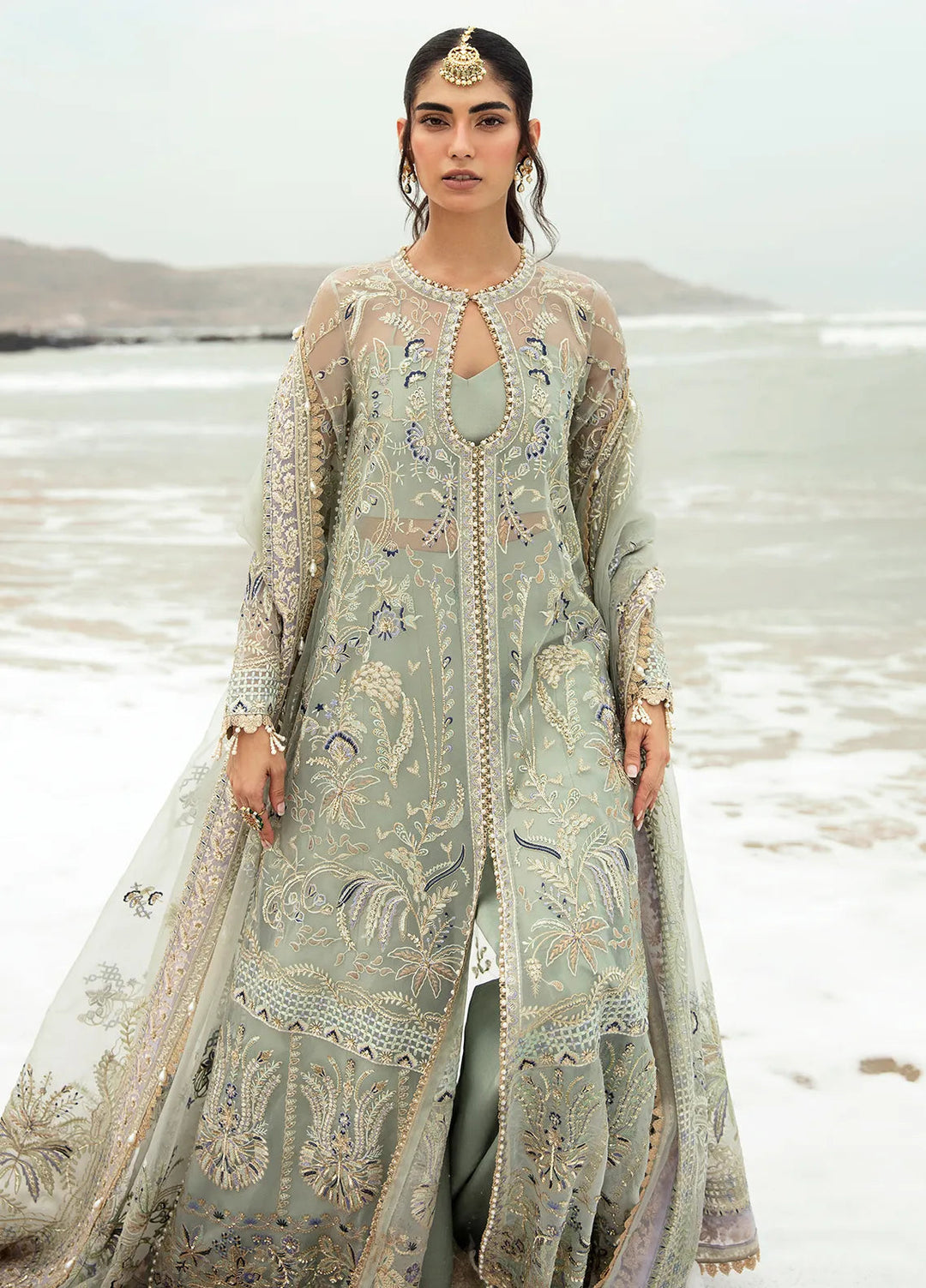 Dastangoi by Afrozeh Embroidered Suits Unstitched 3 Piece AF24DG AWE-08 Shanzay - Formal Collection
