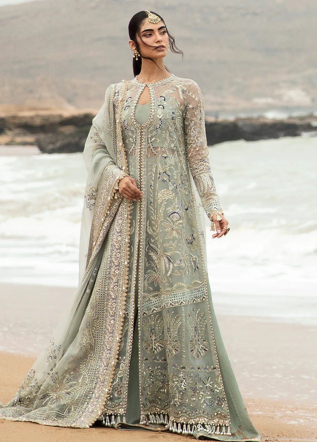 Dastangoi by Afrozeh Embroidered Suits Unstitched 3 Piece AF24DG AWE-08 Shanzay - Formal Collection