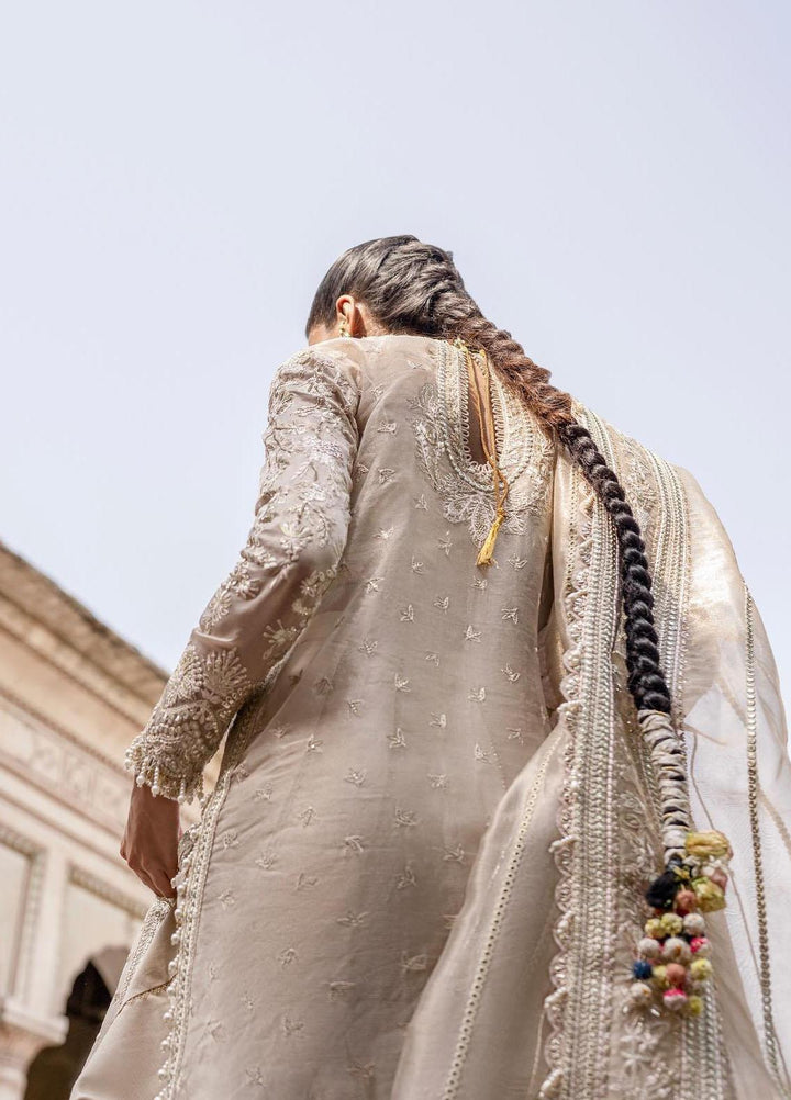 Dastangoi By Afrozeh Embroidered Tissue Suits Unstitched 3 Piece AF23DG AWE-23-V1-04 Ulfat - Wedding Collection