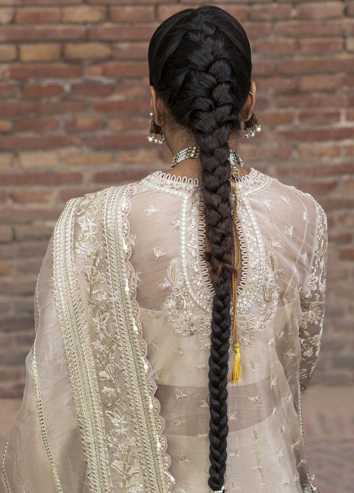 Dastangoi By Afrozeh Embroidered Tissue Suits Unstitched 3 Piece AF23DG AWE-23-V1-04 Ulfat - Wedding Collection