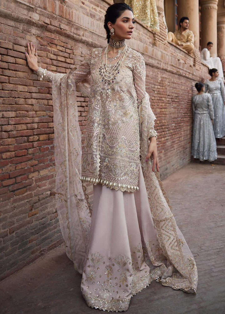 Dastangoi By Afrozeh Embroidered Organza Suits Unstitched 3 Piece AF23DG AWE-23-V1-07 Meharbano - Wedding Collection