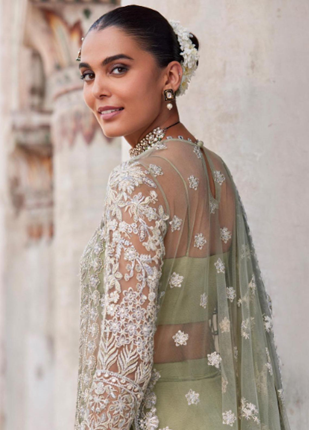 Dastangoi By Afrozeh Embroidered Net Suits Unstitched 3 Piece AF23DG AWE-23-V1-08 Nigar - Wedding Collection