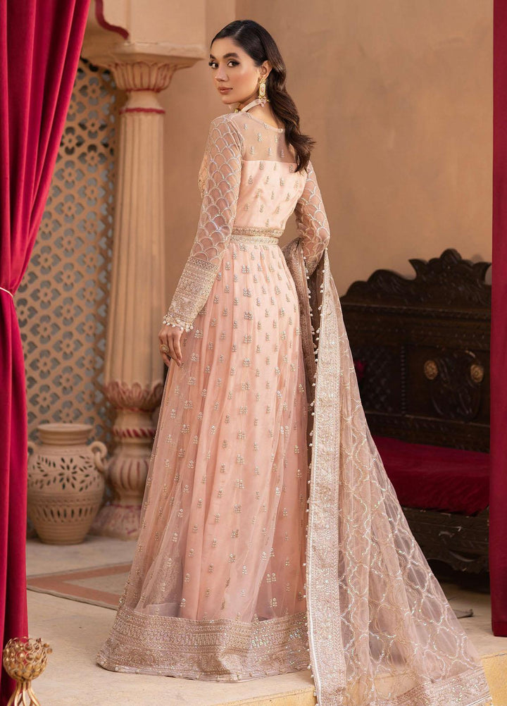 Dastgah By Neeshay Embroidered Net Suits Unstitched 3 Piece NSH24DG Nava - Festive Collection