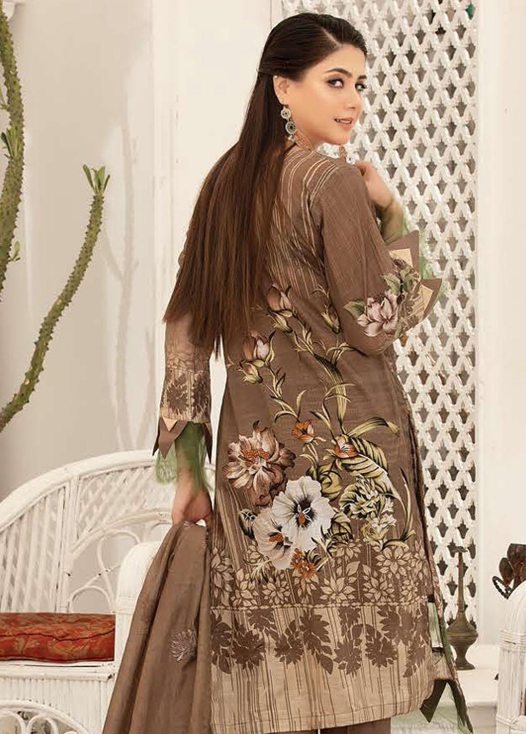 Dastoor By Aalaya Embroidered Lawn Suits Unstitched 3 Piece ALY22DL D-02 - Summer Collection