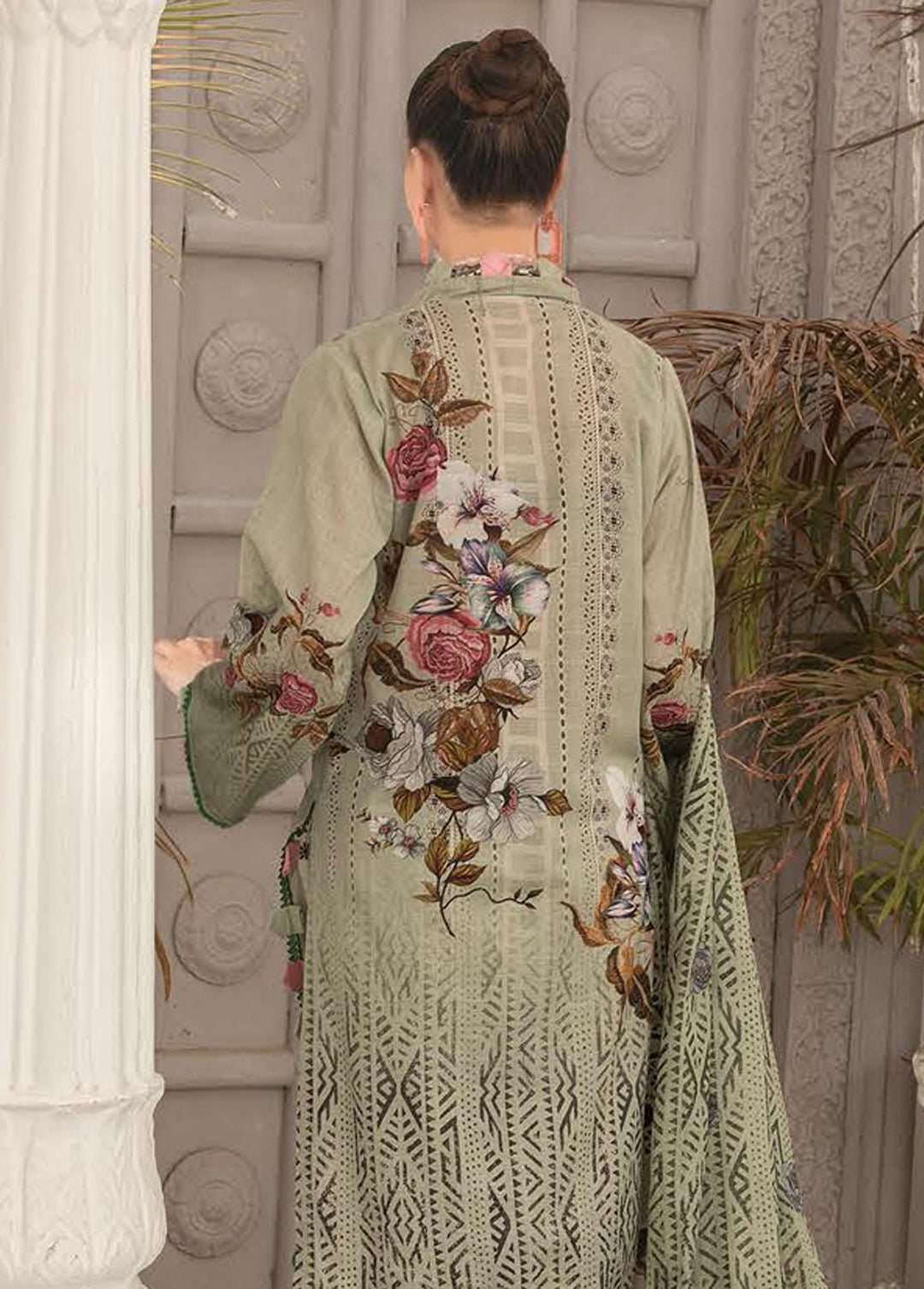 Dastoor By Aalaya Embroidered Lawn Suits Unstitched 3 Piece ALY22DL D-09 - Summer Collection
