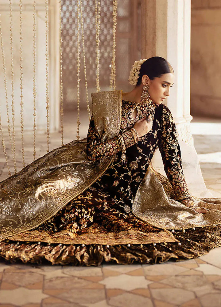 Dastoor by Aik Atelier Embroidered Velvet Suit Unstitched 3 Piece AIK24DV D-09 - Formals Collection
