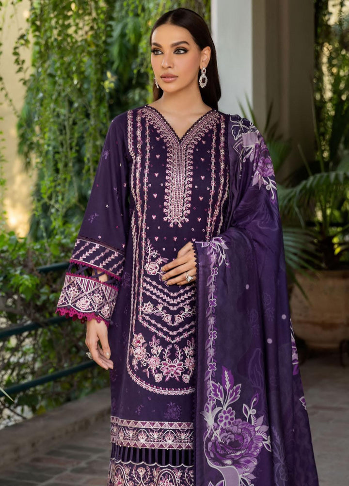 Dastoor By Farasha Embroidered Khaddar Suits Unstitched 3 Piece FSH23D D-06 Chaashni - Winter Collection