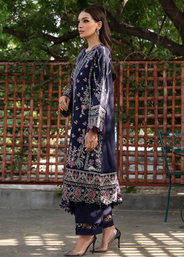 Dastoor By Farasha Embroidered Khaddar Suits Unstitched 3 Piece FSH23D D-08 Arsh - Winter Collection