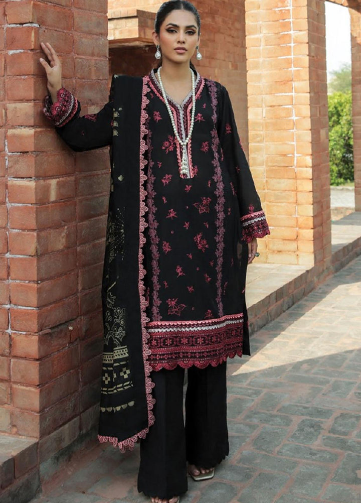 Dastoor by Florent Embroidered Lawn Suits Unstitched 3 Piece DFLFC22 FLD-3B - Summer Collection