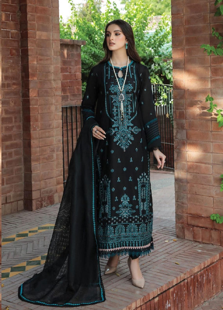 Dastoor by Florent Embroidered Lawn Suits Unstitched 3 Piece DFLFC22 FLD-4A - Summer Collection