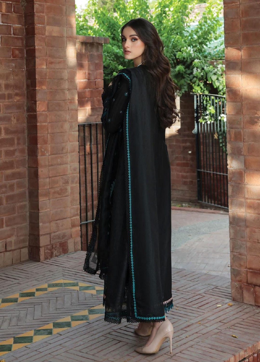 Dastoor by Florent Embroidered Lawn Suits Unstitched 3 Piece DFLFC22 FLD-4A - Summer Collection