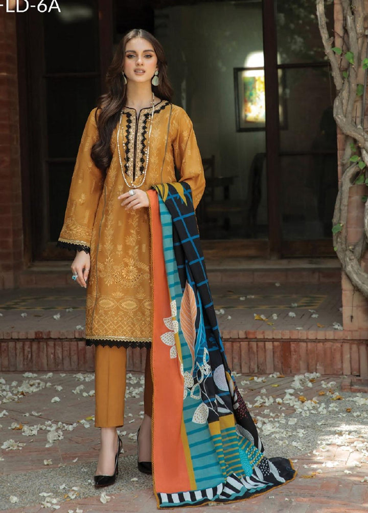 Dastoor by Florent Embroidered Lawn Suits Unstitched 3 Piece DFLFC22 FLD-6A - Summer Collection