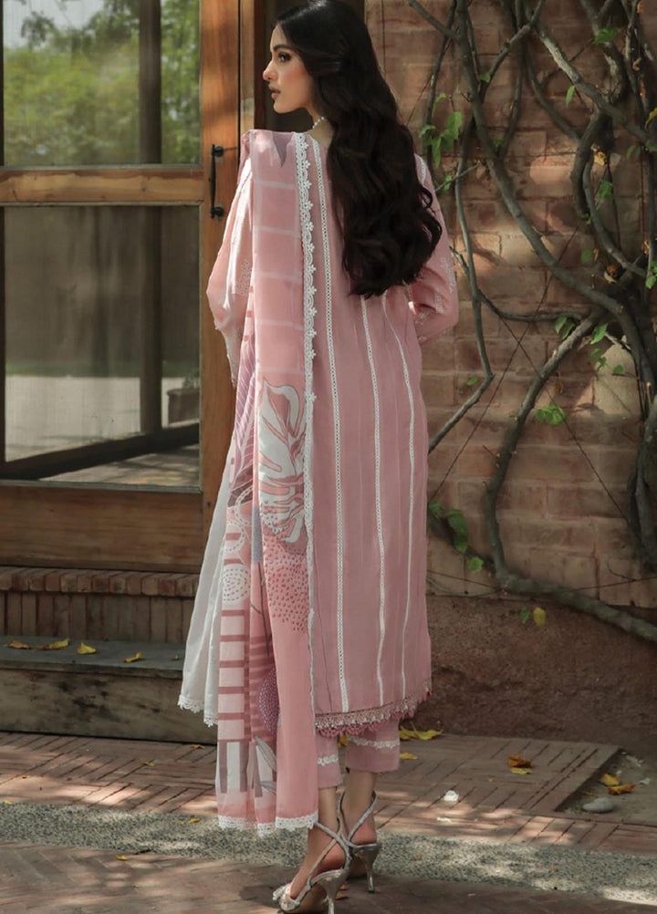 Dastoor by Florent Embroidered Lawn Suits Unstitched 3 Piece DFLFC22 FLD-6B - Summer Collection