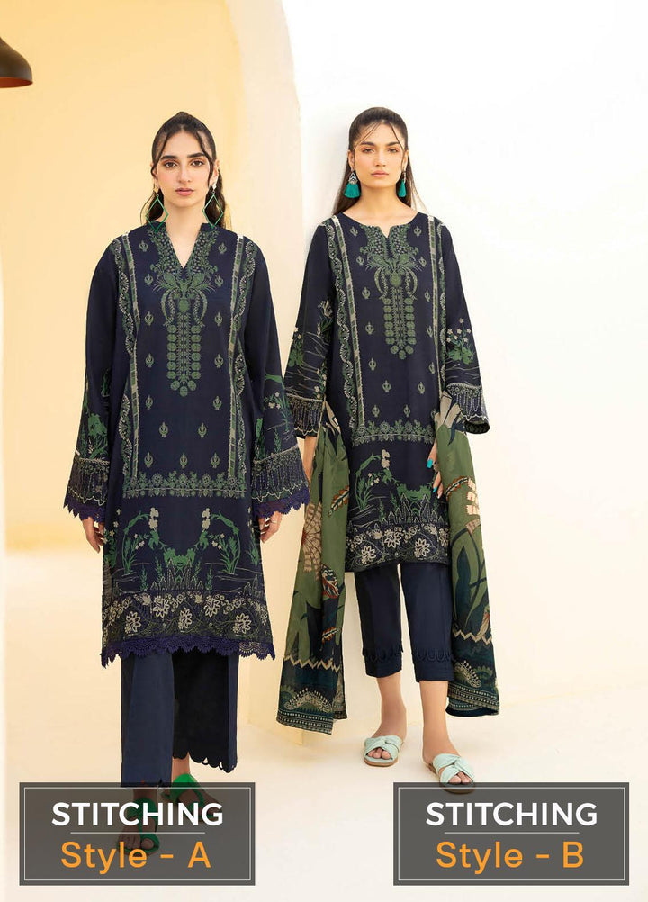 Dastoor by Ramsha Embroidered Khaddar Suits Unstitched 3 Piece RSH22DT-2 E-201 - Winter Collection
