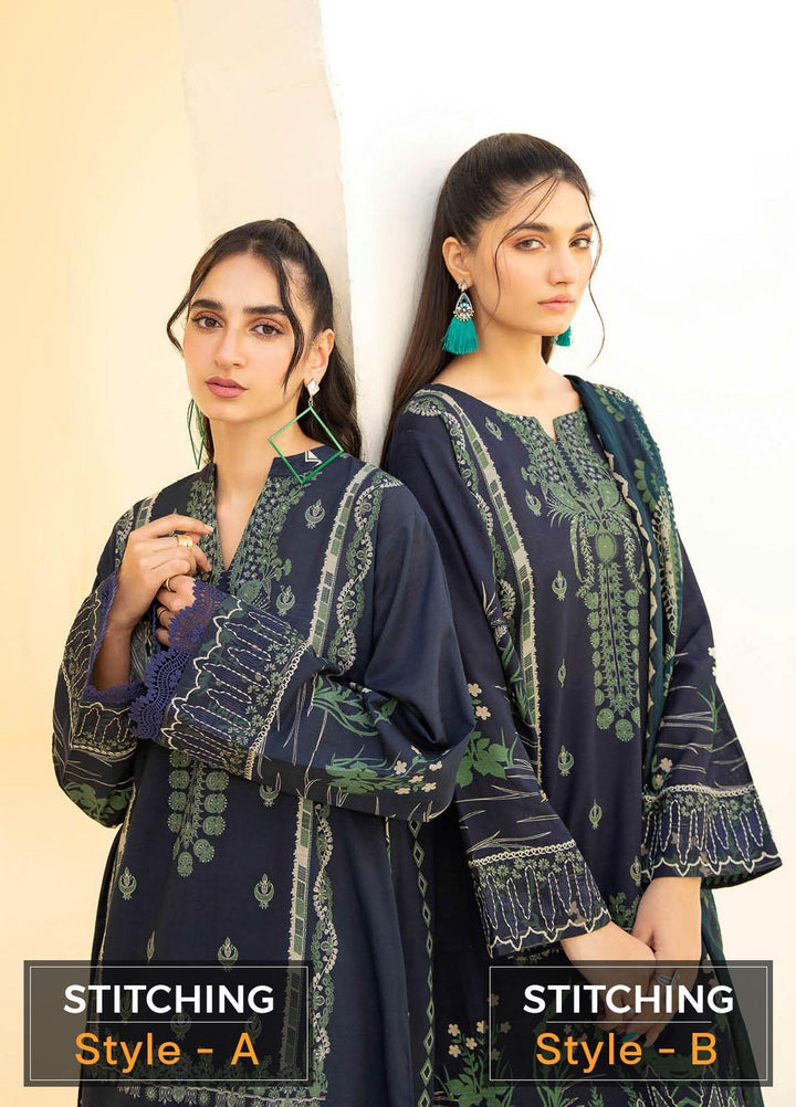 Dastoor by Ramsha Embroidered Khaddar Suits Unstitched 3 Piece RSH22DT-2 E-201 - Winter Collection