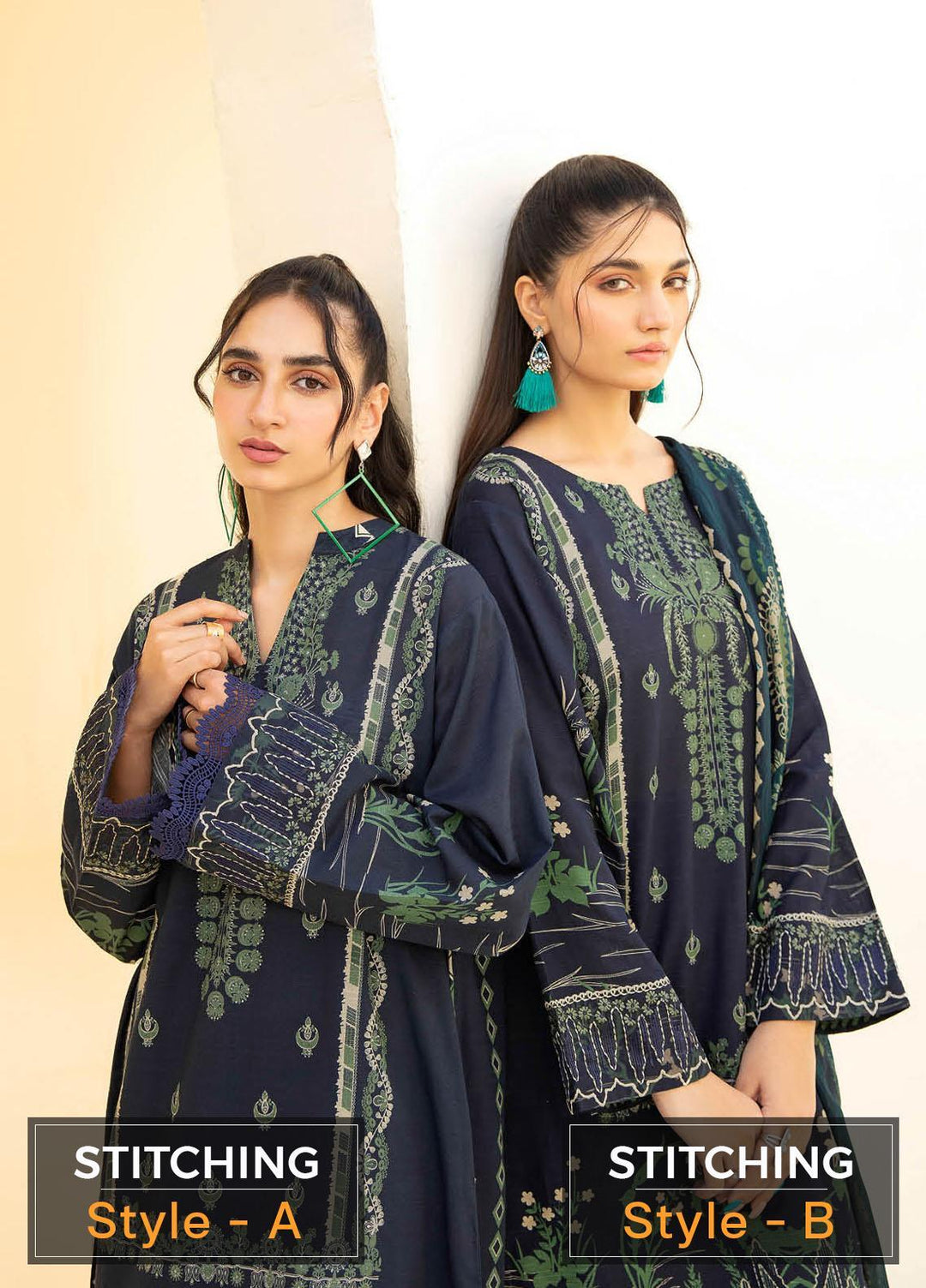 Dastoor by Ramsha Embroidered Khaddar Suits Unstitched 3 Piece RSH22DT-2 E-201 - Winter Collection