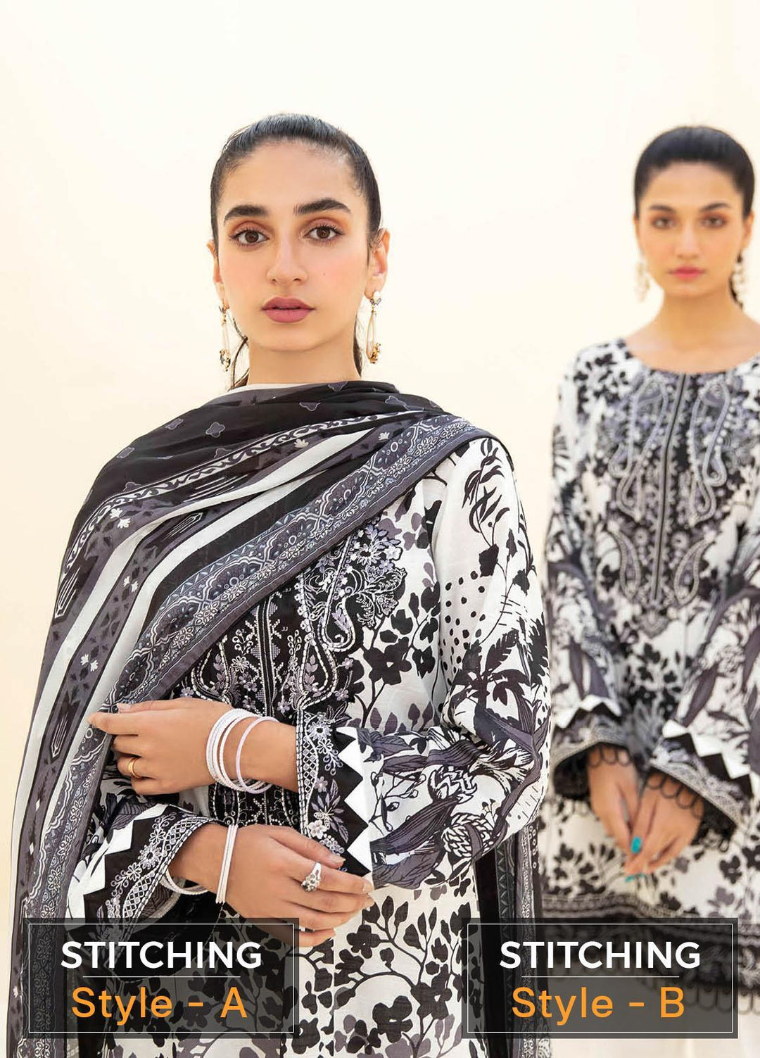 Dastoor by Ramsha Embroidered Khaddar Suits Unstitched 3 Piece RSH22DT-2 E-203 - Winter Collection