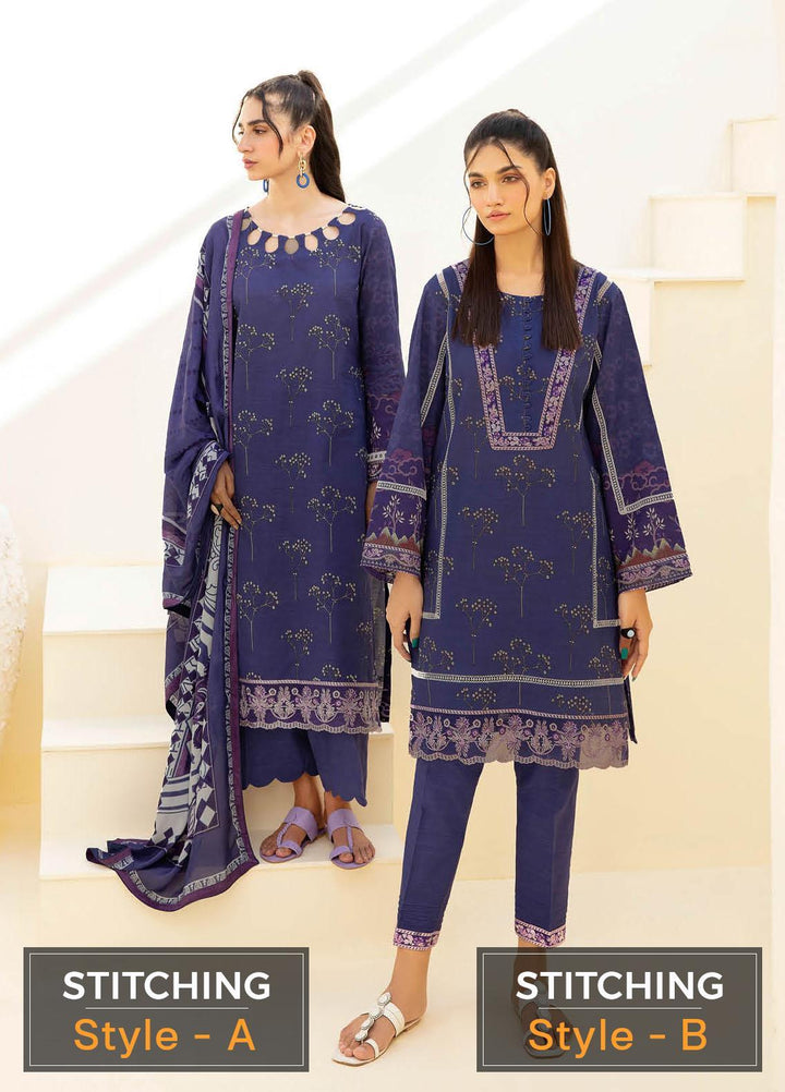 Dastoor by Ramsha Embroidered Khaddar Suits Unstitched 3 Piece RSH22DT-2 E-206 - Winter Collection
