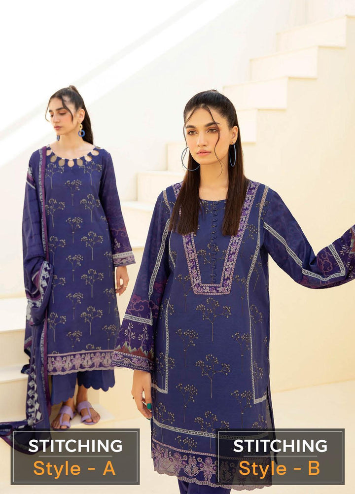 Dastoor by Ramsha Embroidered Khaddar Suits Unstitched 3 Piece RSH22DT-2 E-206 - Winter Collection