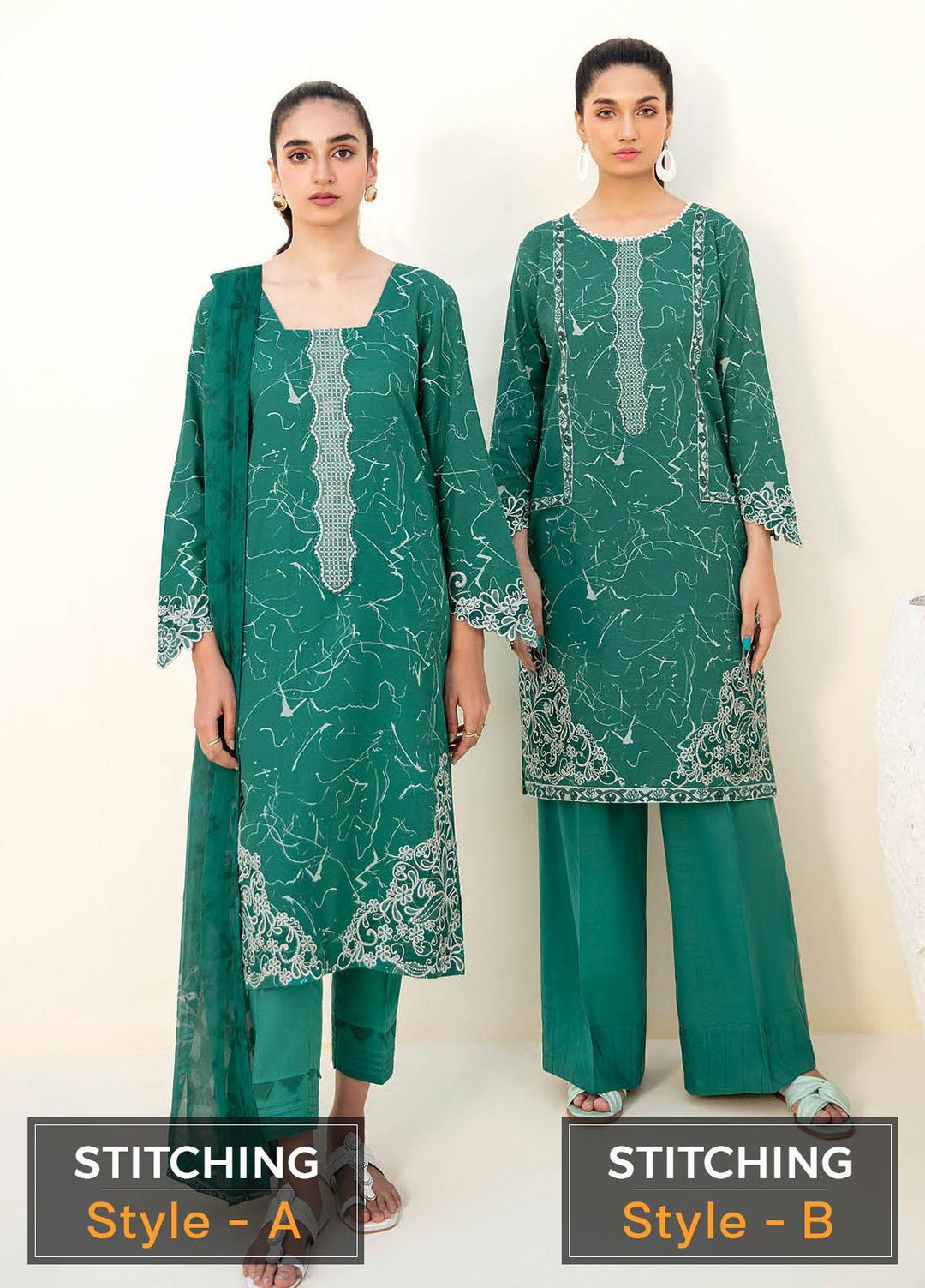 Dastoor by Ramsha Embroidered Khaddar Suits Unstitched 3 Piece RSH22DT-2 E-207 - Winter Collection