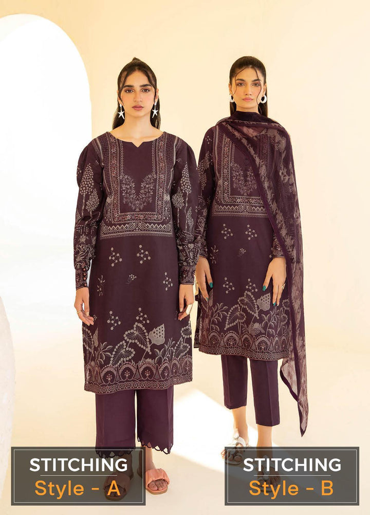 Dastoor by Ramsha Embroidered Khaddar Suits Unstitched 3 Piece RSH22DT-2 E-208 - Winter Collection