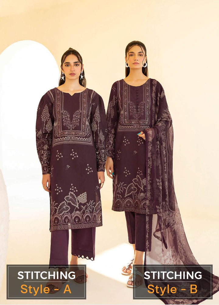 Dastoor by Ramsha Embroidered Khaddar Suits Unstitched 3 Piece RSH22DT-2 E-208 - Winter Collection