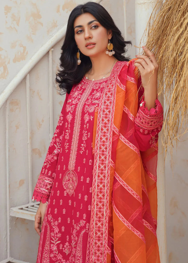 Dastoor By Ricamo Embroidered Lawn Suit Unstitched 3 Piece RIC24D Emery - Summer Collection