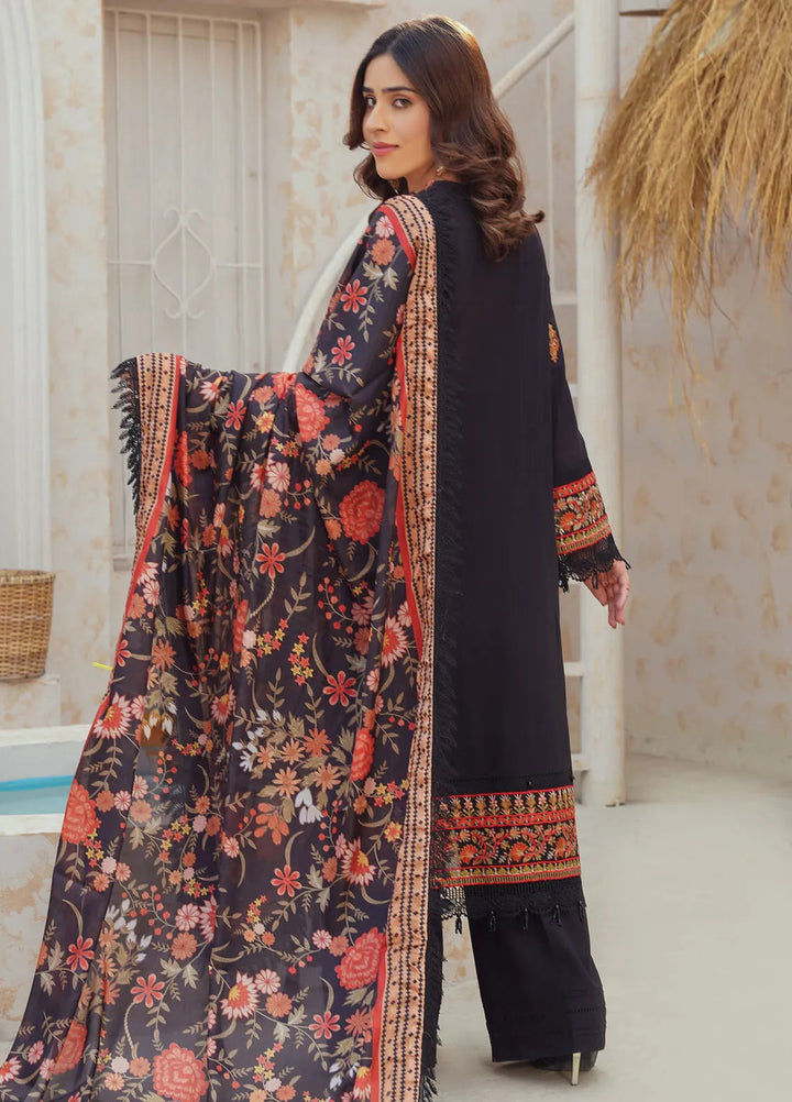 Dastoor By Ricamo Embroidered Lawn Suit Unstitched 3 Piece RIC24D Levana - Summer Collection