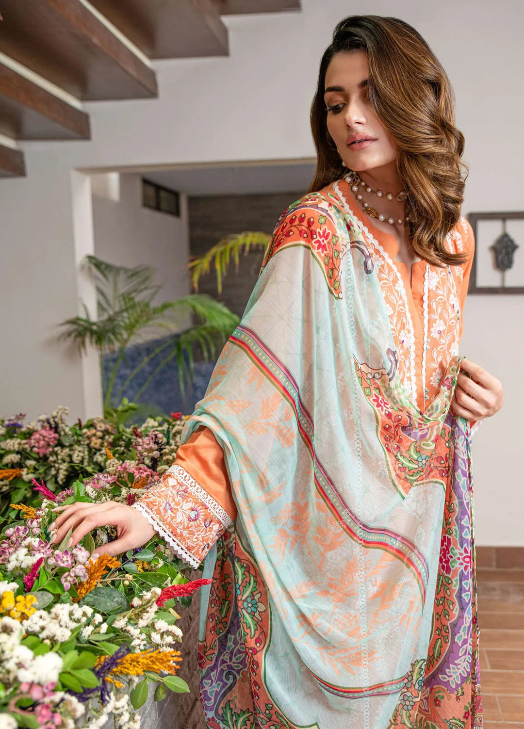 Dayaar E Khuwaab by Addee Embroidered Lawn Suit Unstitched 3 Piece AD24D SM-011 Zamari - Summer Collection
