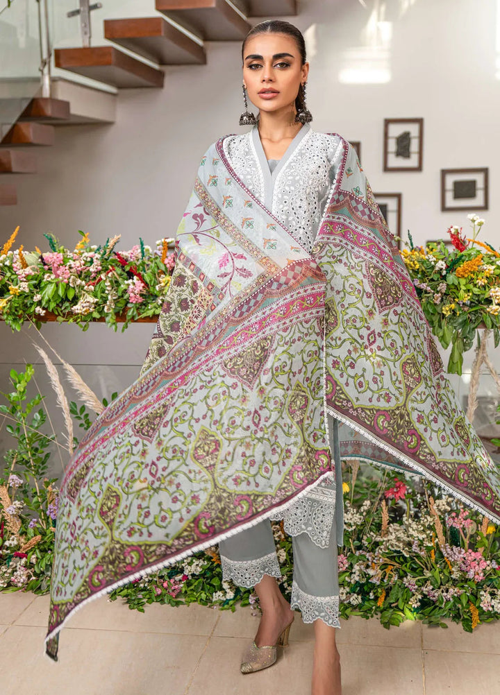 Dayaar E Khuwaab by Addee Embroidered Lawn Suit Unstitched 3 Piece AD24D SM-013 Sabbah - Summer Collection