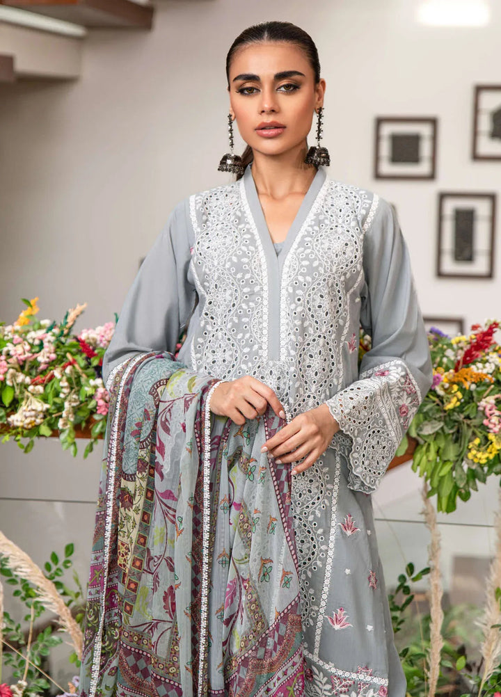 Dayaar E Khuwaab by Addee Embroidered Lawn Suit Unstitched 3 Piece AD24D SM-013 Sabbah - Summer Collection