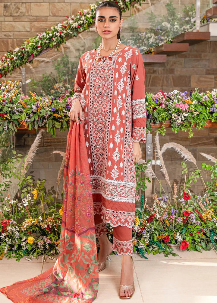 Dayaar E Khuwaab by Addee Embroidered Lawn Suit Unstitched 3 Piece AD24D SM-014 Taabnah - Summer Collection