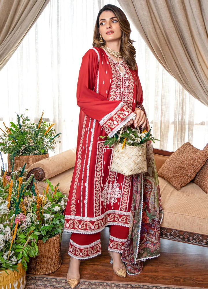 Dayaar E Khuwaab by Addee Embroidered Lawn Suit Unstitched 3 Piece AD24D SM-015 Zahalaah - Summer Collection