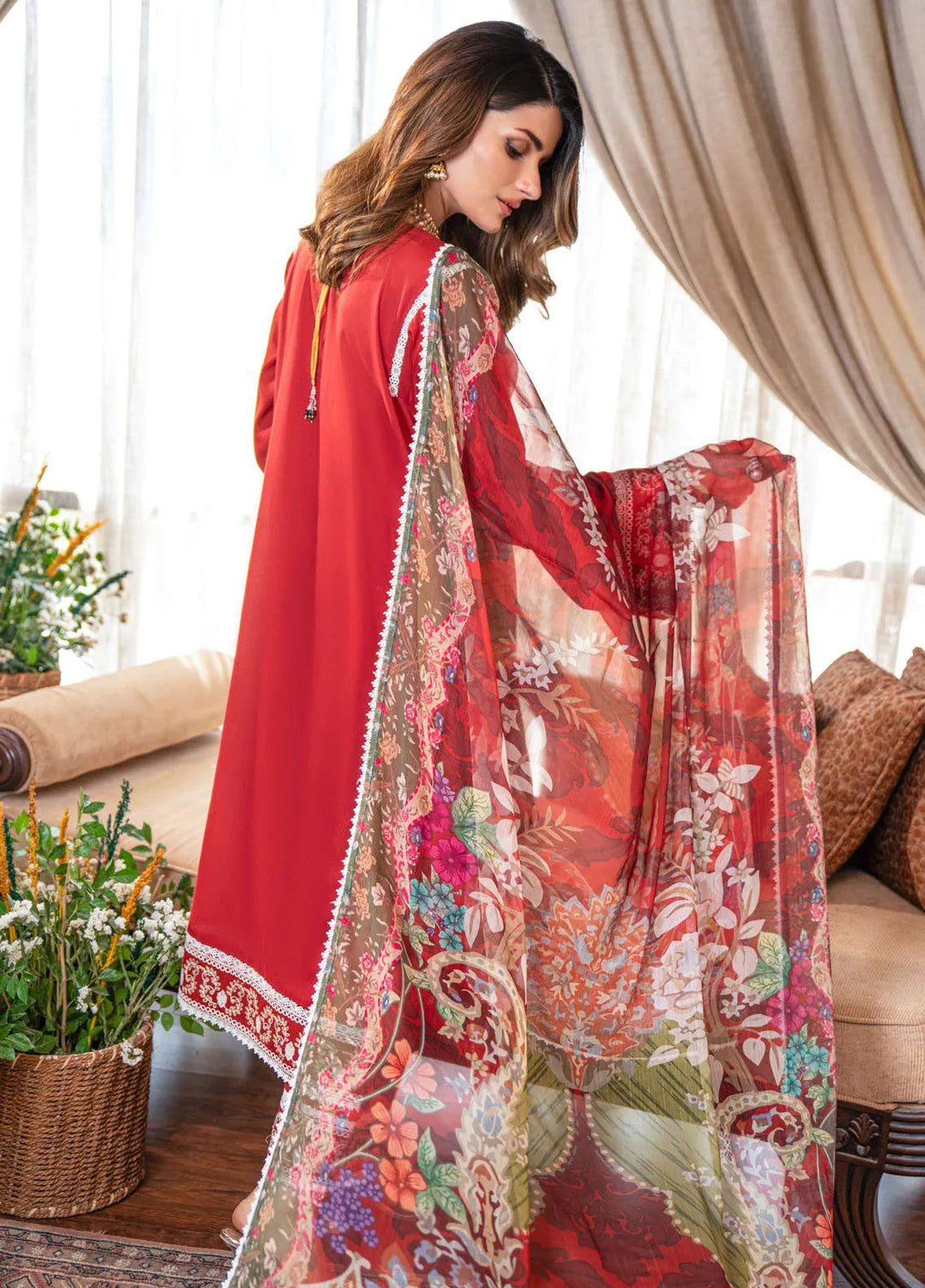 Dayaar E Khuwaab by Addee Embroidered Lawn Suit Unstitched 3 Piece AD24D SM-015 Zahalaah - Summer Collection