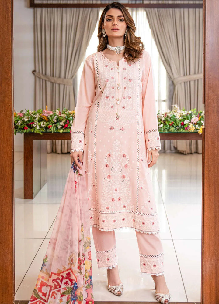 Dayaar E Khuwaab by Addee Embroidered Lawn Suit Unstitched 3 Piece AD24D SM-018 Rabita - Summer Collection