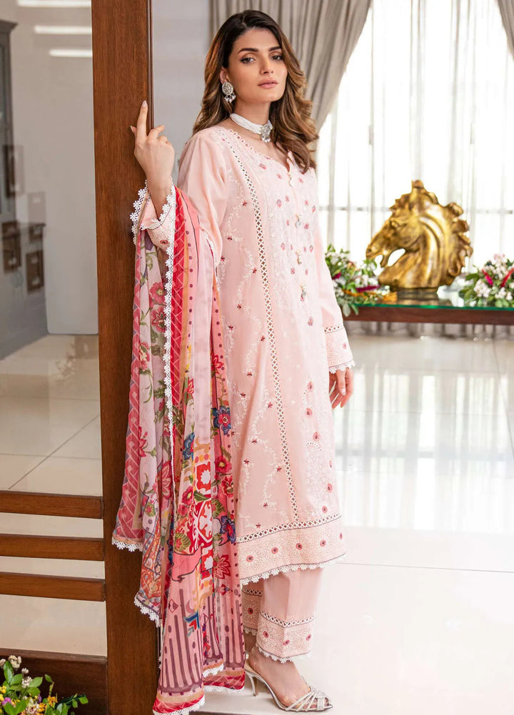 Dayaar E Khuwaab by Addee Embroidered Lawn Suit Unstitched 3 Piece AD24D SM-018 Rabita - Summer Collection