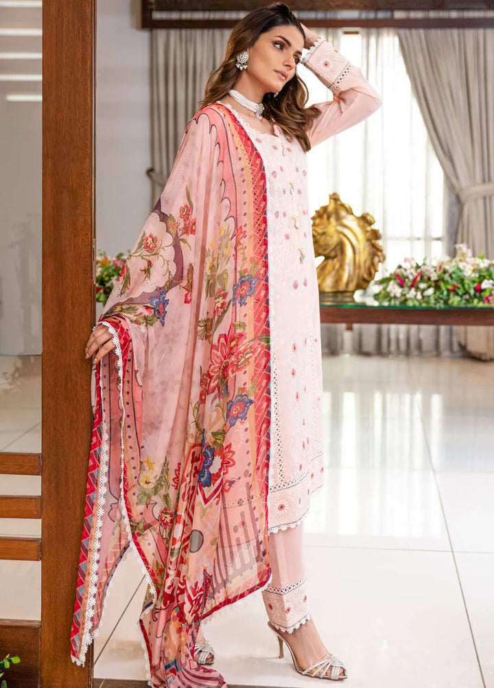Dayaar E Khuwaab by Addee Embroidered Lawn Suit Unstitched 3 Piece AD24D SM-018 Rabita - Summer Collection