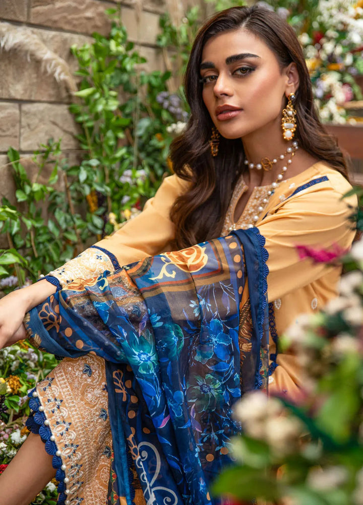 Dayaar E Khuwaab by Addee Embroidered Lawn Suit Unstitched 3 Piece AD24D SM-019 Labiba - Summer Collection