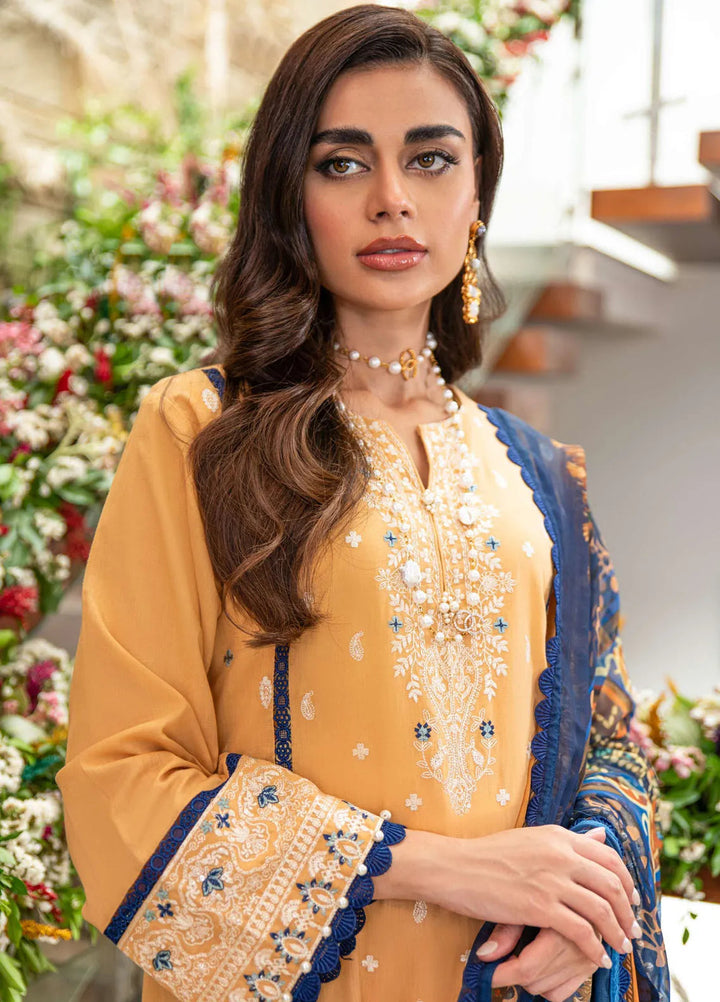 Dayaar E Khuwaab by Addee Embroidered Lawn Suit Unstitched 3 Piece AD24D SM-019 Labiba - Summer Collection