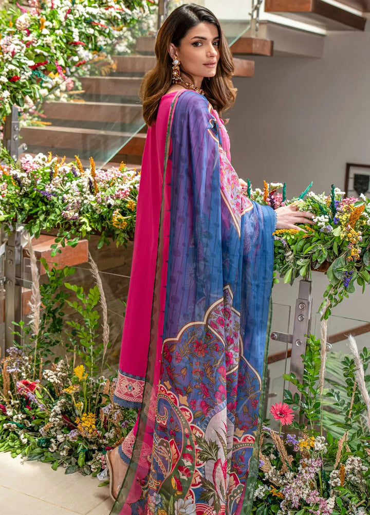 Dayaar E Khuwaab by Addee Embroidered Lawn Suit Unstitched 3 Piece AD24D SM-020 Maah Para - Summer Collection