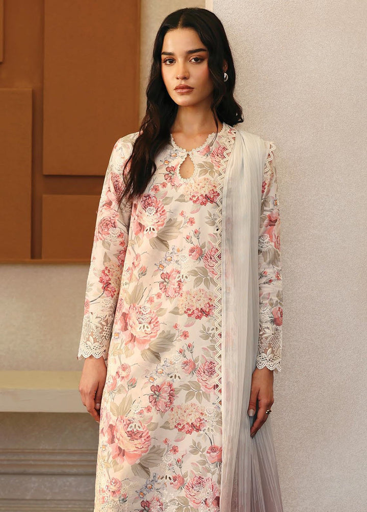Daybreak by Afrozeh Embroidered Lawn Suits Unstitched 3 Piece AF25DB D-03 Horizon Faded - Summer Collection