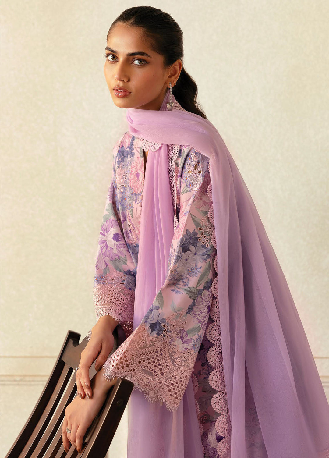 Daybreak by Afrozeh Embroidered Lawn Suits Unstitched 3 Piece AF25DB D-05 Cloud Kissed - Summer Collection