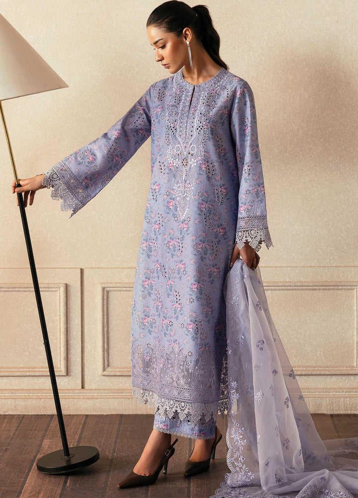 Daybreak by Afrozeh Embroidered Lawn Suits Unstitched 3 Piece AF25DB D-08 Dawn Dusted - Summer Collection