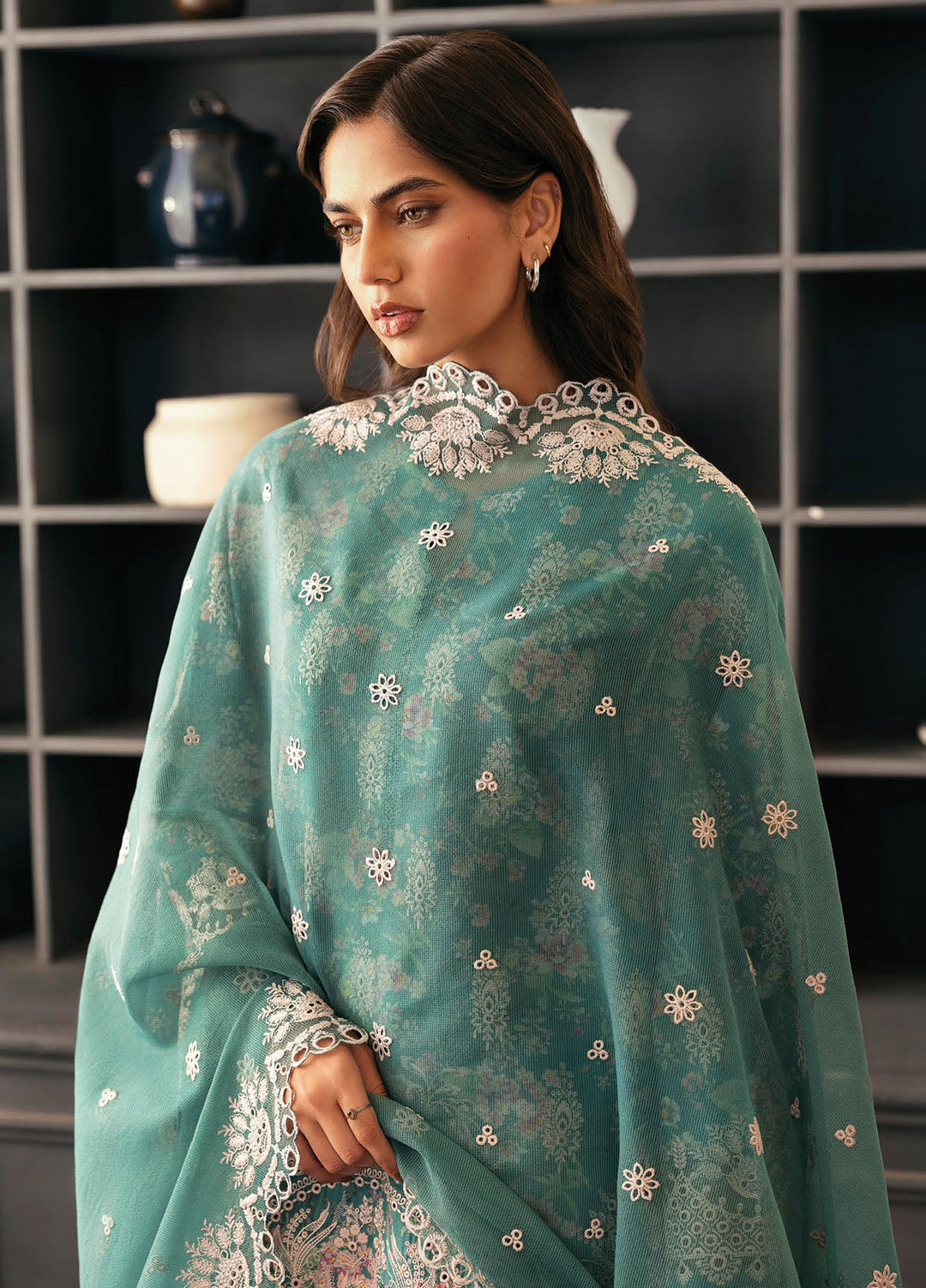 Daybreak by Afrozeh Embroidered Lawn Suits Unstitched 3 Piece AF25DB D-10 Breeze Bathed - Summer Collection
