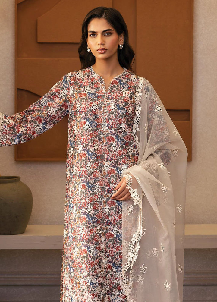 Daybreak by Afrozeh Embroidered Lawn Suits Unstitched 3 Piece AF25DB D-12 Sun Spun - Summer Collection