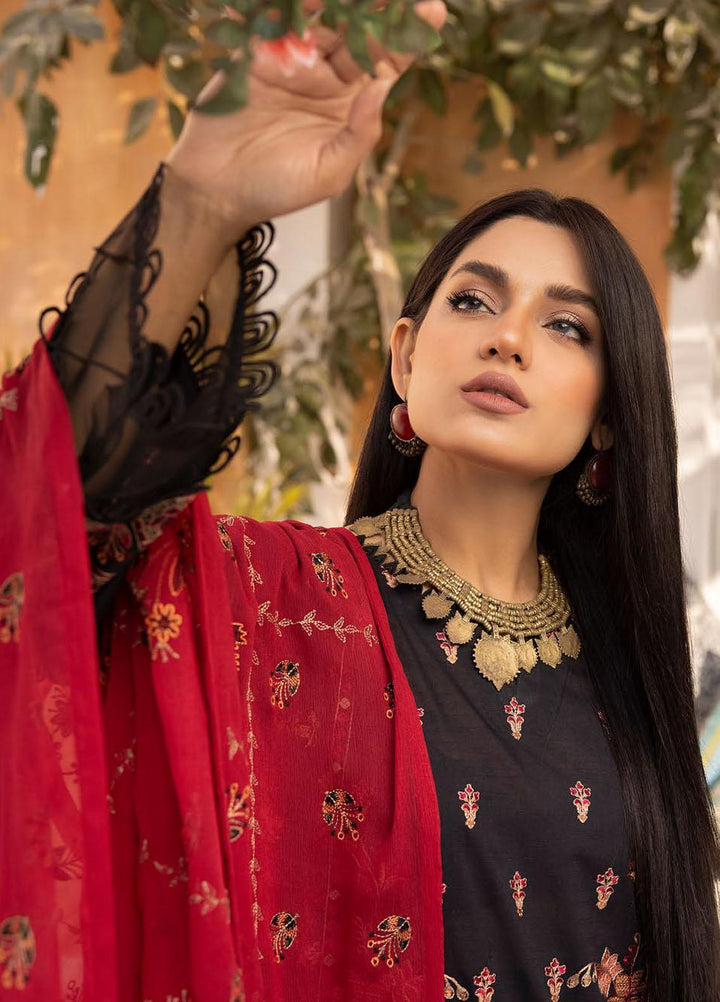 De Lace By Aalaya Embroidered Lawn Suits Unstitched 3 Piece ALY23DL D-01 - Summer Collection